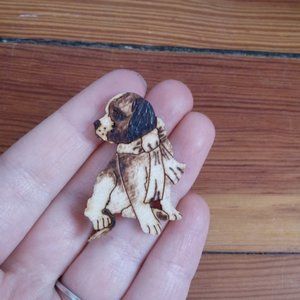 Cute dog pin